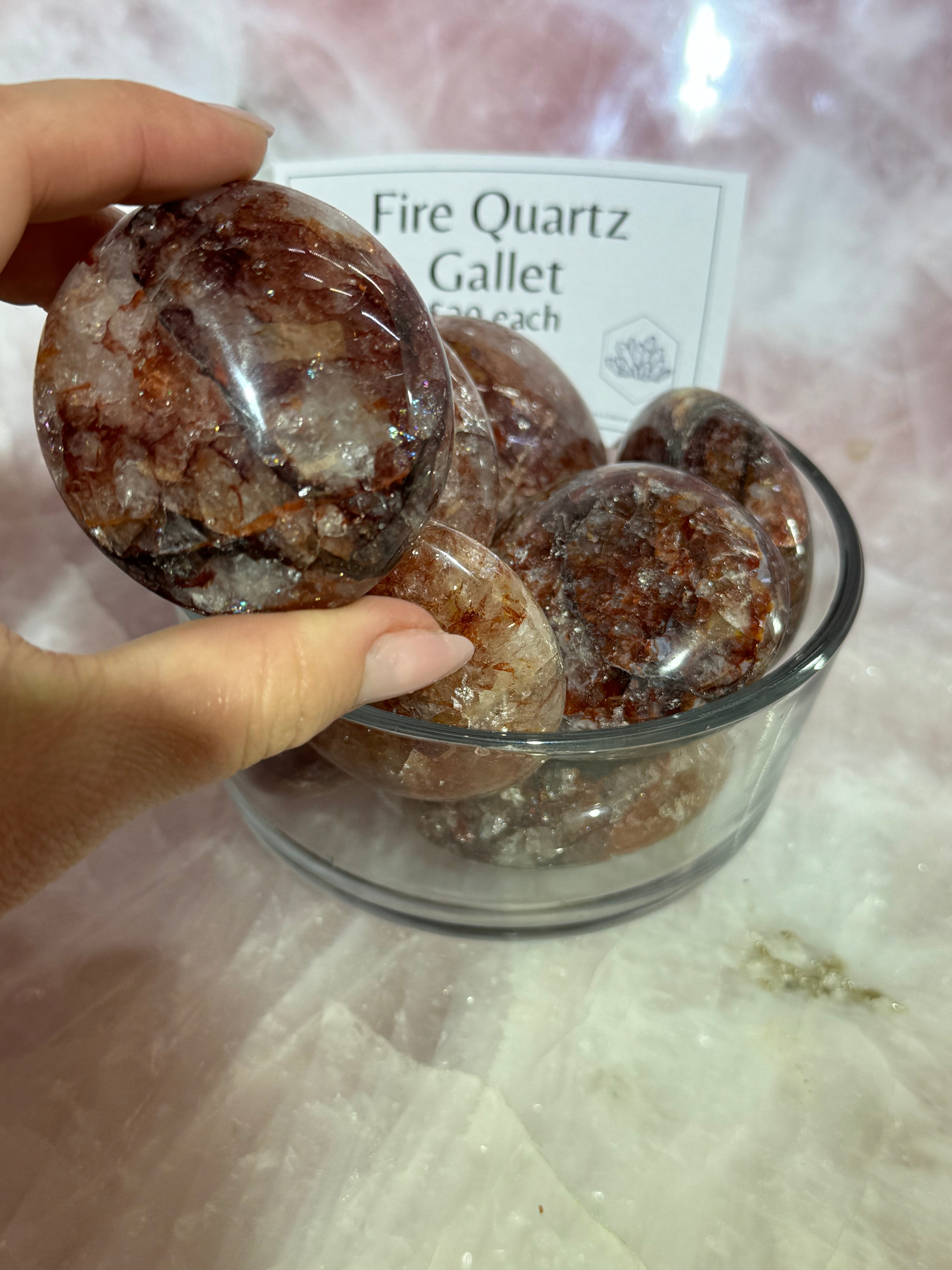Fire Quartz Gallet A Grade Mountain Mineral Market